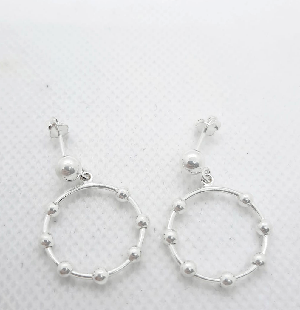 Silver Hoops